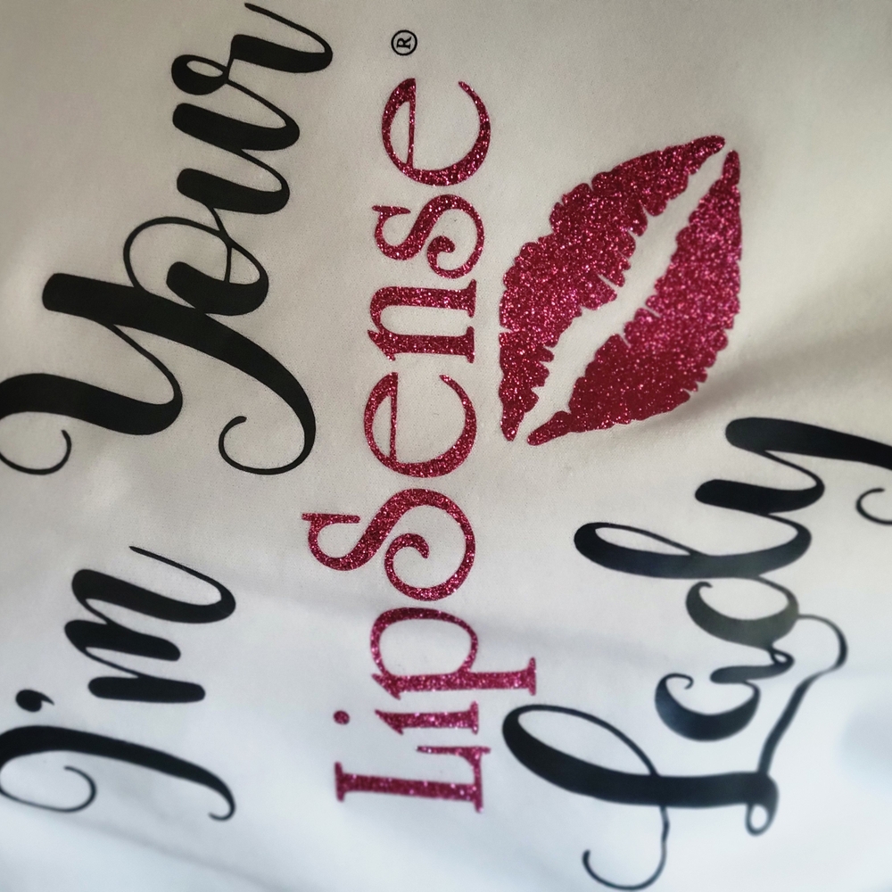 Jerzees Women's Makeup Tee - White and Pink